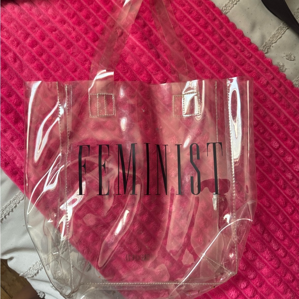 clear tote bag